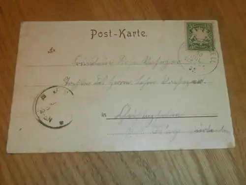 Gschnait i. bay. Allgäu , 1902 , alte Ansichtskarte , Postkarte !!!