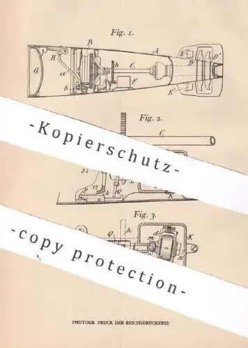 original Patent - E. W. Bliss Company , New York , USA , 1906 , Gyroskopscheibe bei Torpedos | Torpedo , Schiffe