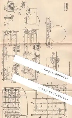 original Patent - Electric Boat Company , New York , USA , 1905 , Ausstoßvorrichtung für Torpedos | Torpedo | Schiff !!