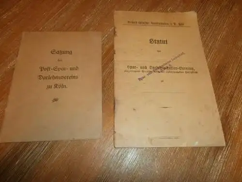 alte Bücher Ludendorf / Cöln , ca. 1920 , Ferdinand Harzem in Ludendorf , Sparkasse , Bank !!