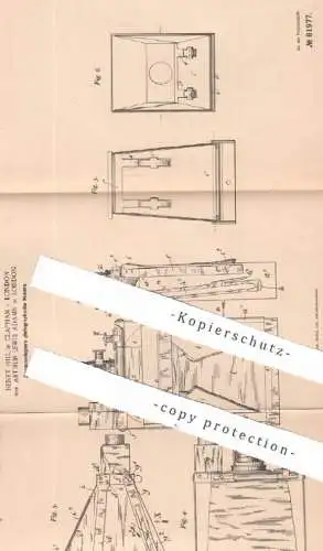 original Patent - Henry Hill , Clapham | Arthur Lewis Adams , London , England , 1894 , photographische Kamera | Foto