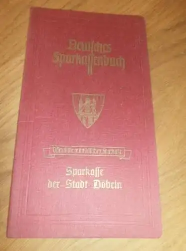 altes Sparbuch Döbeln , 1944 - 1946 , Anna Wermann in Döbeln , Sparkasse , Bank !!!