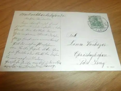 Weingarten , 1909 , Oberburkhardshofen , Leutkirch , Ansichtskarte , Postkarte