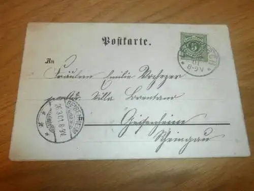 Leutkirch , gemalte AK , 1901 , alte Ansichtskarte , Postkarte , AK !!