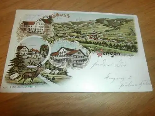 Wengen b. Weitnau , 1900 , Ansichtskarte , Postkarte , AK !!