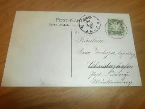 Gasthaus in Baden Würtemberg , 1900 , Isny , Ansichtskarte , Postkarte , AK !!