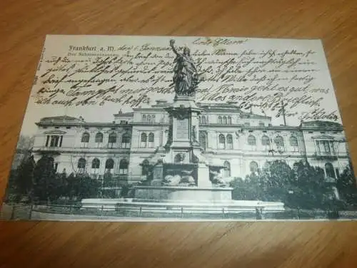 Frankfurt a. Main , 1906 , Ansichtskarte , Postkarte , AK !!