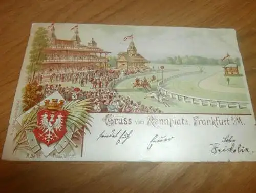 Frankfurt a. Main , 1917 , Rennplatz , Pferderennen , Pferde , Ansichtskarte , Postkarte , AK !!