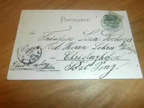 Frankfurt a. Main , 1905 , Ansichtskarte , Postkarte , AK !!