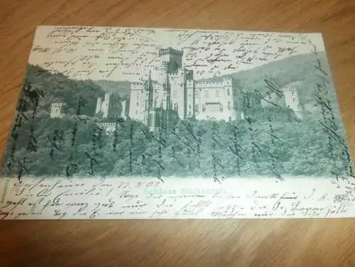 Schloss Stolzenfels b. Koblenz , 1902 , Ansichtskarte , Postkarte , AK !!