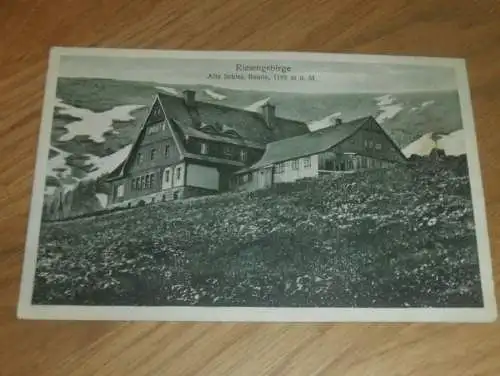 AK - Riesengebirge , 1922 , schlesische Baude , Hirschberg , Ansichtskarte !!