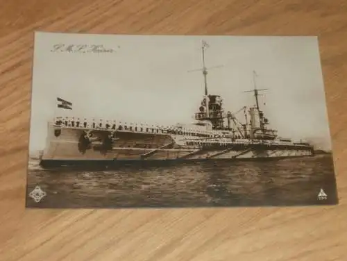 AK - S.M.S. " Kaiser " Schiff ,  ca. 1910 , Krieg , Ansichtskarte !!