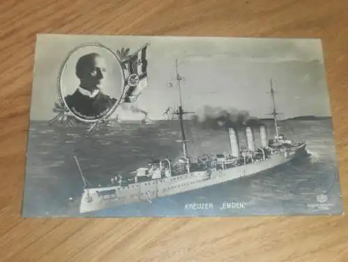 AK - Kreuzer Emden , 1915 , Schiff , Marine , Krieg , Ansichtskarte !!