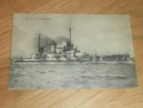 AK - S.M.S. Westfalen , 1917 , Friedrichsort , Schiff , Krieg , Ansichtskarte !