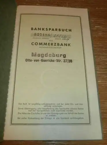 altes Sparbuch Magdeburg , 1941 - 1944 , Anni Neufeldt in Magdeburg , Sparkasse , Bank !!