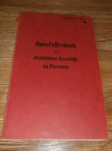 altes Sparbuch Chemnitz , 1946 , Brunhilde Mai in Hohenfichte / Leubsdorf , Sparkasse , Bank !!