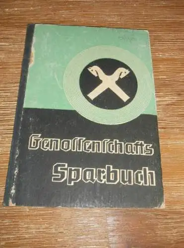 altes Sparbuch Dähre , 1943 - 1944 , Otto Rohrbeck in Dähre b. Salzwedel , Sparkasse , Bank !!