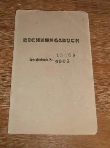 altes Sparbuch Werdau , 1945 - 1948 , Fritz Dutat bei Erich Aderhold in Werdau , Sparkasse , Bank !!