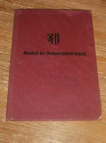 altes Sparbuch Leipzig , 1940 - 1944 , Gertrud Kassa in Leipzig , Sparkasse , Bank !!