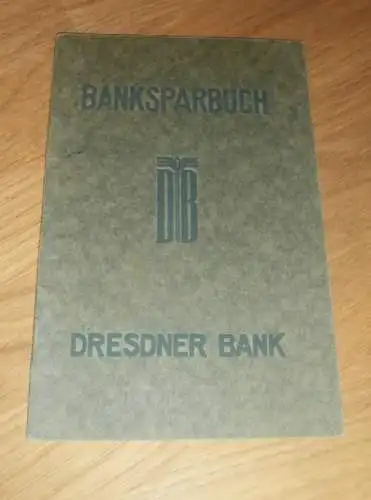 altes Sparbuch Leipzig , 1936 - 1945 , Pfarrer Anna Kröner geb. Wöhler in Leipzig , Sparkasse , Bank !!