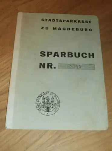 altes Sparbuch Magdeburg , 1935 - 1943 , Friederike Nagel in Magdeburg , Sparkasse , Bank !!