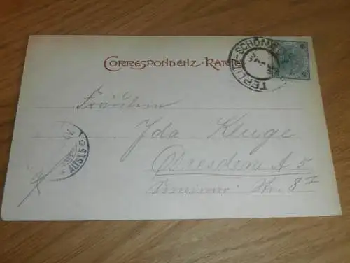 AK  -  Dux / Duchcov in Böhmen , 1904 ,  Ansichtskarte , Postkarte !!