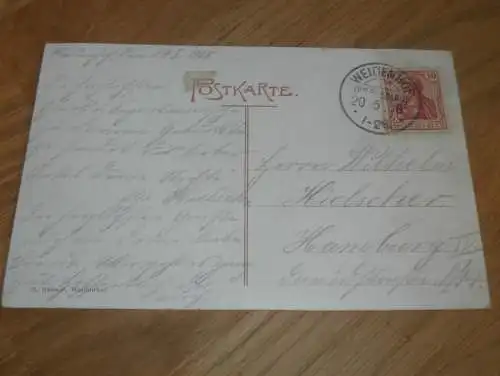 AK  -  Weidenhof b. Breslau  , 1908 ,  Wrocław , Ansichtskarte , Postkarte !!!