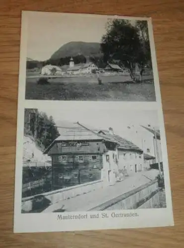 AK -  Mauterndorf und St. Gertrauden  , 1918 , Lungau , Ansichtskarte , Postkarte !!!