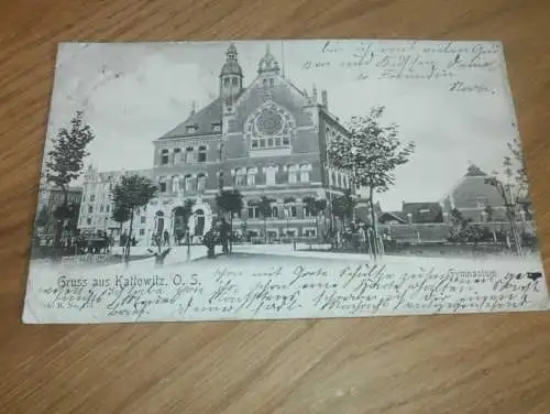 AK -  Kattowitz O.S. / Katowice  , 1907 , Schlesien , Ansichtskarte , Postkarte