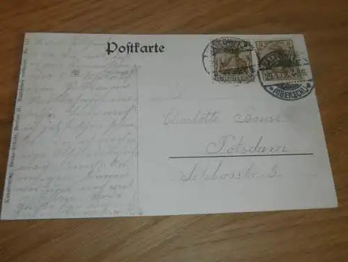 AK -  Kattowitz O.S. / Katowice  , 1908 , Schlesien , Ansichtskarte , Postkarte