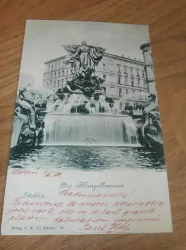 AK -  Stettin / Szczecin , 1901 , Pommern , Ansichtskarte , Postkarte !!