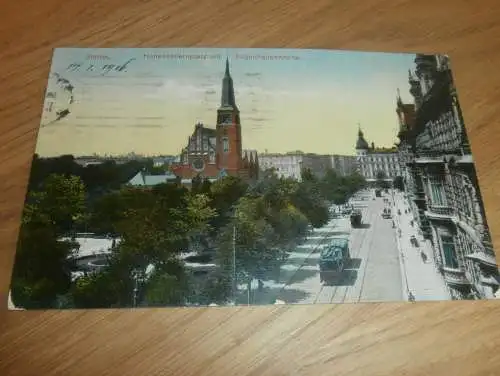 AK -  Stettin / Szczecin , 1916 , Pommern , Ansichtskarte , Postkarte !!