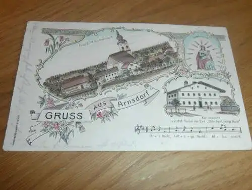 AK -  Arnsdorf b. Oberndorf , 1914 , Lamprechtshausen Ansichtskarte , Postkarte