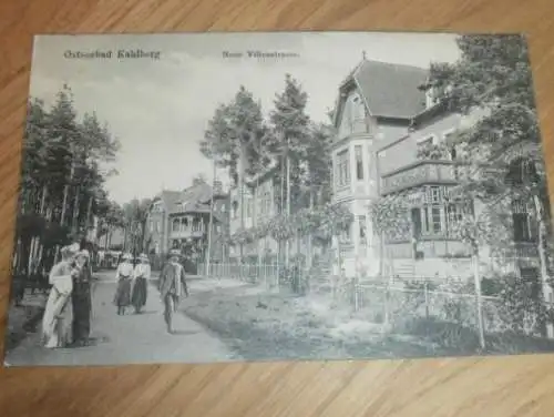 AK  - Ostseebad Kahlberg , 1911 , Villenstrasse , Ansichtskarte , Postkarte !! Krynica Morska