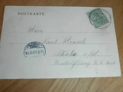 AK  - Neustettin , 1903 , Bootshafen , Ansichtskarte , Postkarte !! Szczecinek