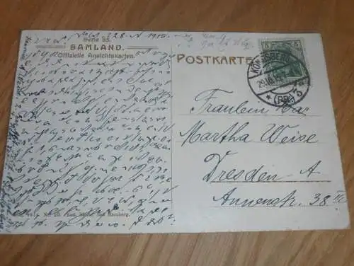 AK - Rauschen i. Ostpreussen , 1915 , Swetlogorsk , Ansichtskarte , Postkarte !!