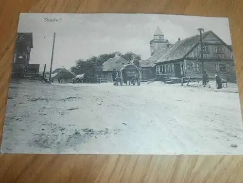 AK  - Skaudwil / Skaudvilė , 1915 , Eydtkuhnen  ,  Ansichtskarte , Postkarte !! Tschernyschewskoje , Nesterow  Ebenrode