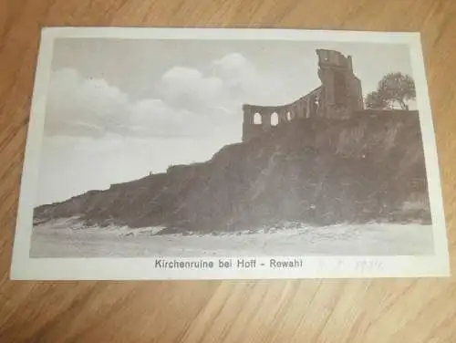 AK - Hoff - Rewal , 1934 , Ruine , Rewahl , Ansichtskarte , Postkarte !!