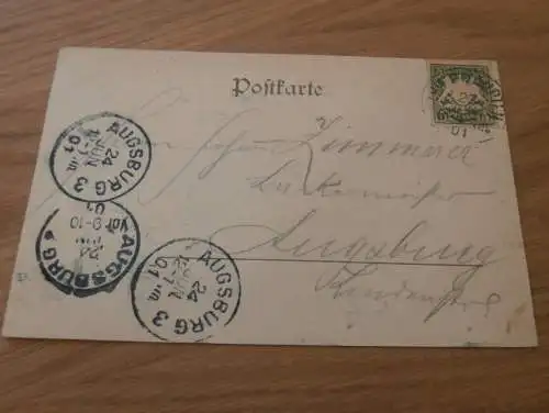 Thierhaupten , 1901 , Augsburg , alte Ansichtskarte , Postkarte , AK !!