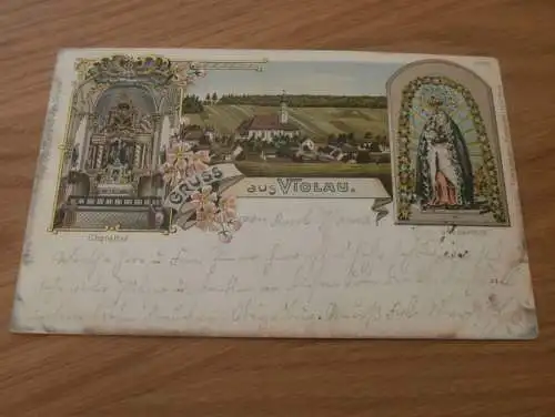 Violau b. Altenmünster , 1901 , alte Ansichtskarte , Postkarte , AK !!