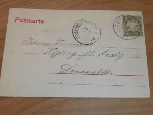 Augsburg Jakoberstrasse , 1903 , alte Ansichtskarte , Postkarte , AK !!