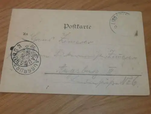 Lindau i. Bayern , 1898 , alte Ansichtskarte , Postkarte , AK !!