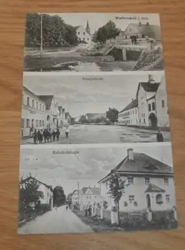 Wallersdorf in Niederbayern , 1923 , alte Ansichtskarte , Postkarte , AK !!