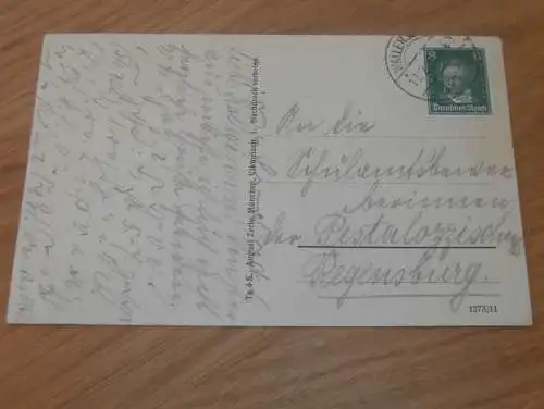 Wallersdorf in Niederbayern , 1923 , alte Ansichtskarte , Postkarte , AK !!