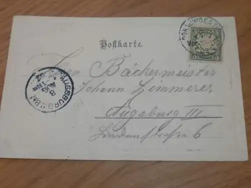 Donauwörth , 1902 , alte Ansichtskarte , Postkarte , AK !!