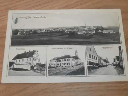 Mündling bei Donauwörth , ca. 1905 , alte Ansichtskarte , Postkarte , AK !!