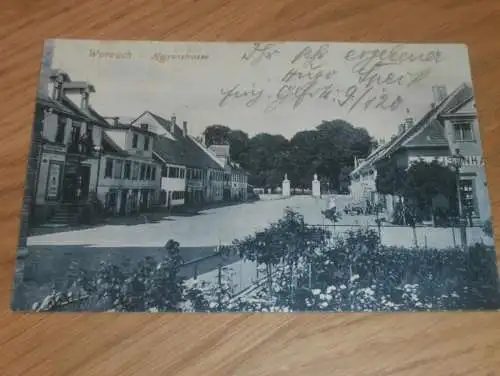 Bad Wurzach Herrenstrasse , 1911 , alte Ansichtskarte , Postkarte , AK !!