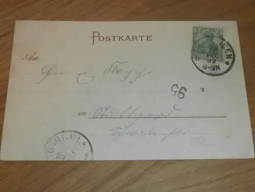 Tuttlingen , 1902 , alte Ansichtskarte , Postkarte , AK !!