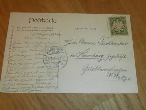 AK Feldkirchen Mangfallgau , 1905 , alte Ansichtskarte , Postkarte !!!