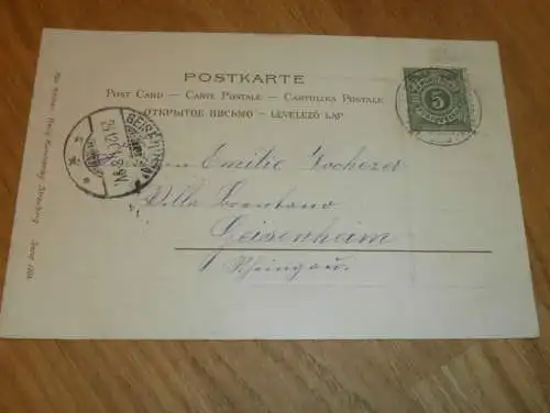 AK Weihnachten , 1904 , nach Narbonne , Geisenheim , alte Ansichtskarte , Postkarte !!!